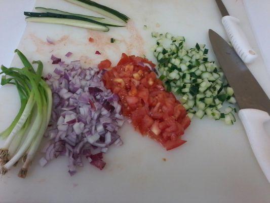 Ceviche Preparation