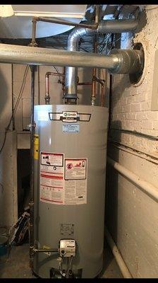 75 gallon water heater installation