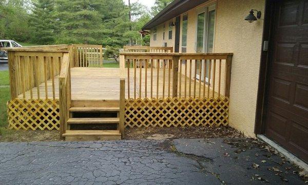 Deck restoration