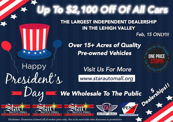 Star Auto Mall 191 Deals