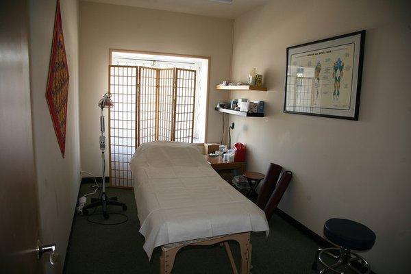 One of our Acupuncture rooms.