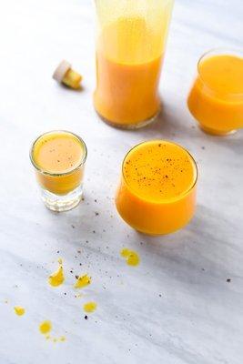 Turmeric the way it should be!  Fresh squeezed with Cayenne and Black Pepper for maximized absorption.