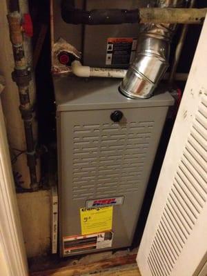 Furnace installed