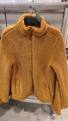 H & m men's burnt sienna fuzzy jkt