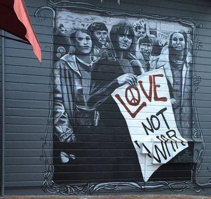 Love Not War Mural