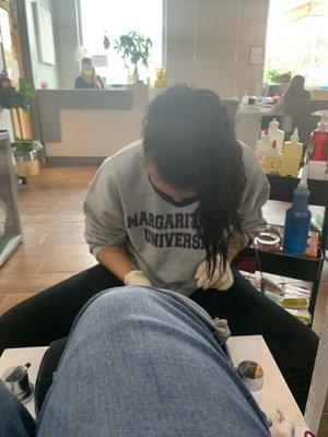 Pedicure time