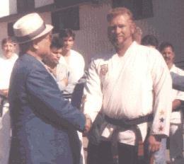 Sosai Mas Oyama and Hanshi Fred Buck