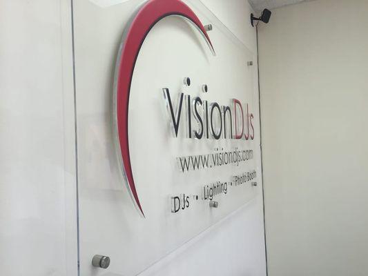 Wall Logo - Vision DJ's