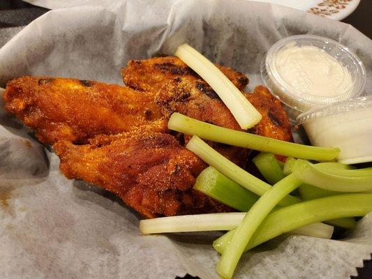 Sweet and spicy house rub wings