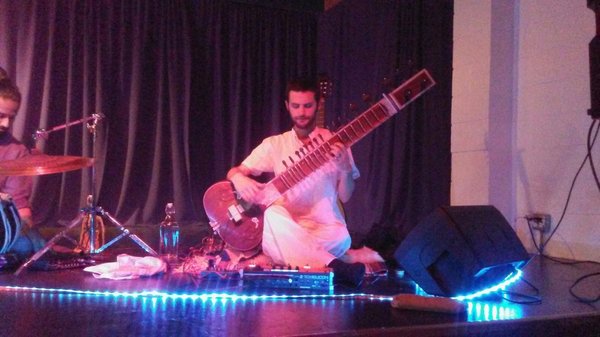 Will Marsh on sitar