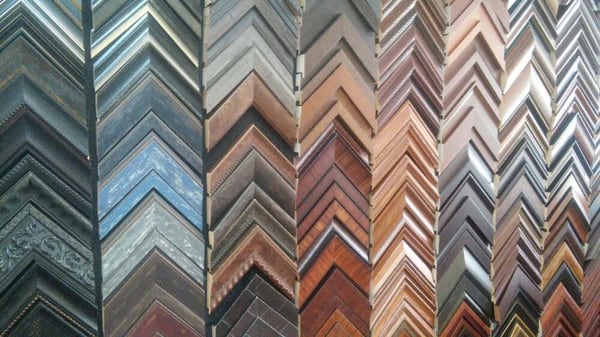 A large selection of moulding styles for your picture framing needs.