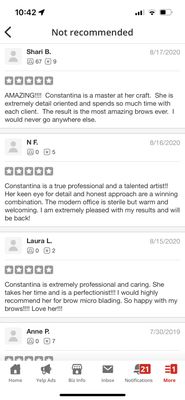 My client reviews Yelp mistaking my won't post