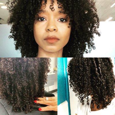 Curly Haircut with Olaplex Treatment