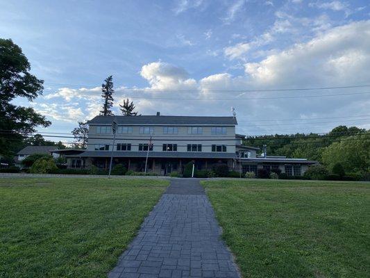 The main house with rooms.