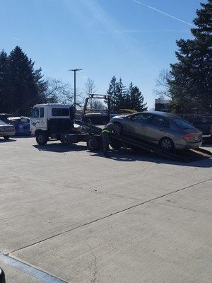 We offer towing services