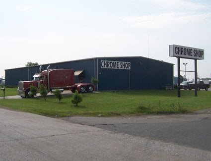 Empire Chrome Shop and our Peterbilt 379 in early 2010