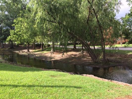 Beautiful area next to the ballet school.  My daughter loves to visit the ducks here!