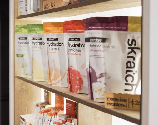 Fuel and hydrate, naturally. Full line of Scratch Labs always in stock.