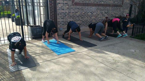 Morning fitness classes with indoor and outdoor space!