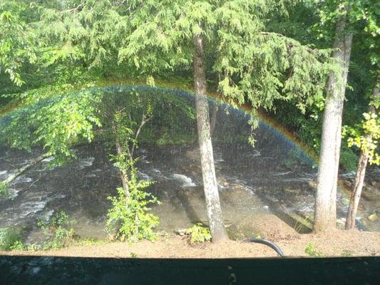 a rainbow ppic from one of our balconys