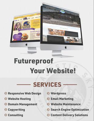 We want to help you Futureproof your Website!