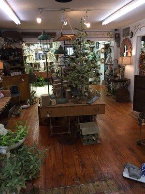 Inside the store