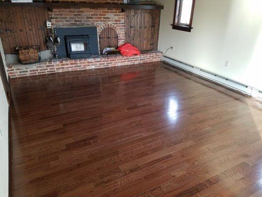 PREFINISHED OAK HARDWOODS INSTALLED