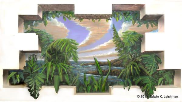 Jungle Dream wall graphic is a wall decor alternative to wall stickers and wall decals. Wall-Ahhh!  wall art at wallsmarternow.com