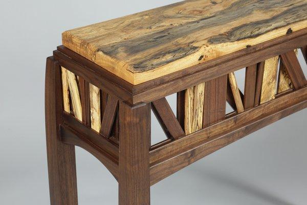 Handcrafted hall table by Neil Carroll