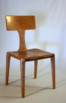 dana dining chair - sculpted cherry