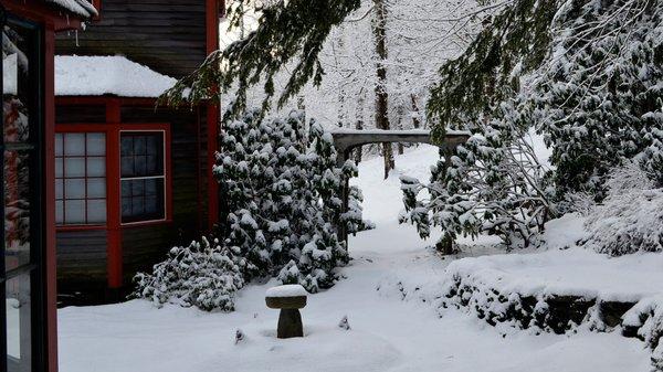 Winter courtyard