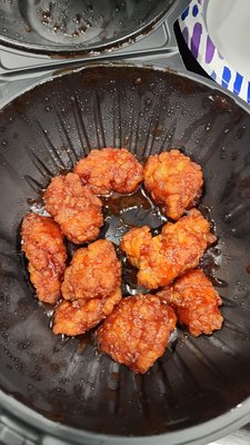 These wings are literally the tiniest wings I've ever seen. More like popcorn chicken.