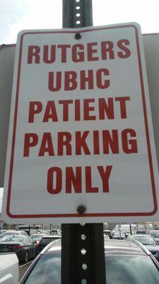 Special parking for patients made it easy to find parking.