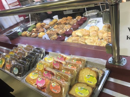 They offer a variety of muffins among their other many breakfast options