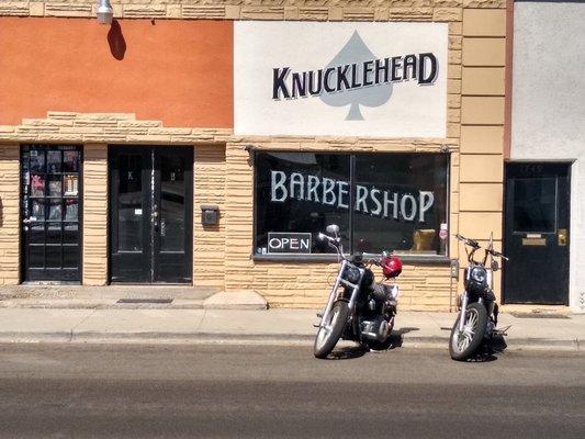 Bike parking always available out front.