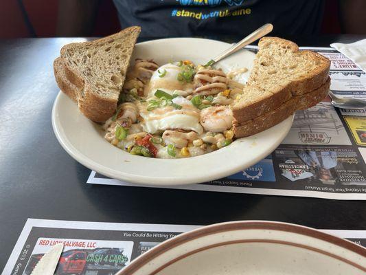 Shrimp and grits special