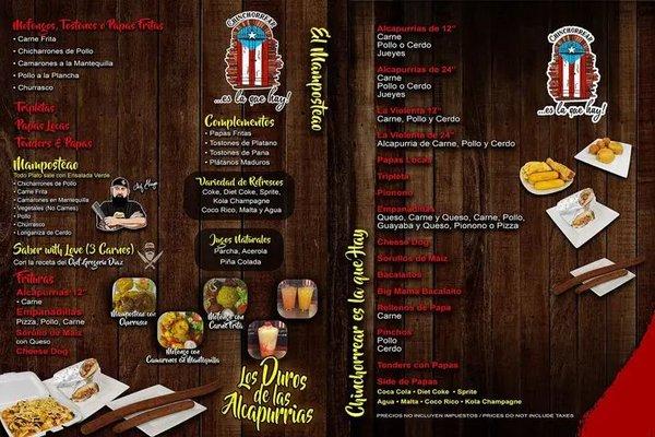 El Mamposteao * Food Truck Menu