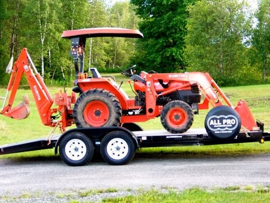 Trailer to haul our Kubota Tractors and Equipment