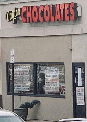 Storefront in rear of Styertowne Shopping Center.