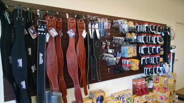 Belts, bands and other accessories.