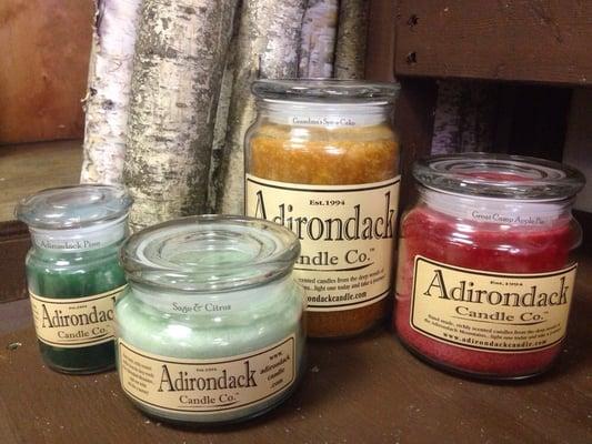 Our Adirondack Candle Company products.