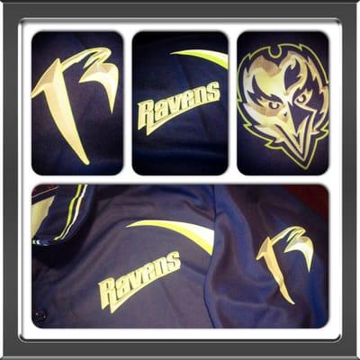 Custom sublimated apparel.