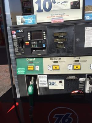 Run down and broken  gas pumps