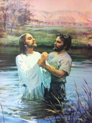 John baptizing Jesus