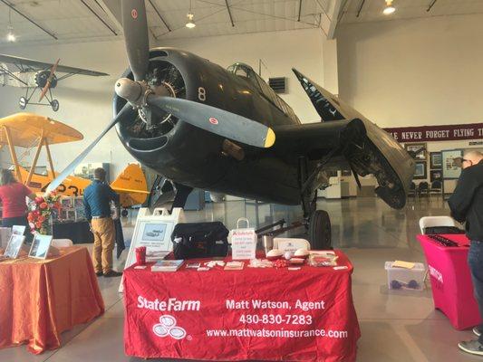 Mesa Chamber of Commerce Aviation Fascination. Helping the community with their home insurance, auto insurance, and life insurance needs.