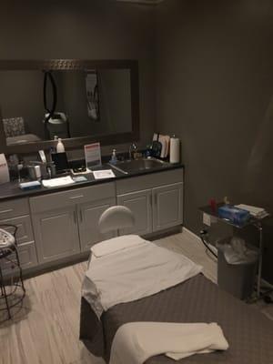 Inside the treatment room