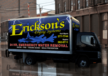 Erickson's company truck