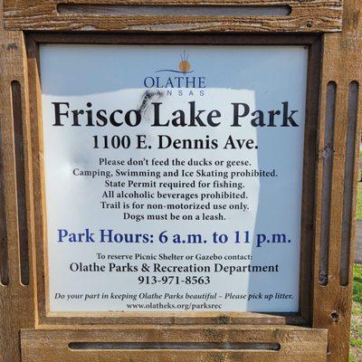 Frisco Lake Park