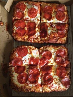 Pepperoni Deep Deep Dish pizza