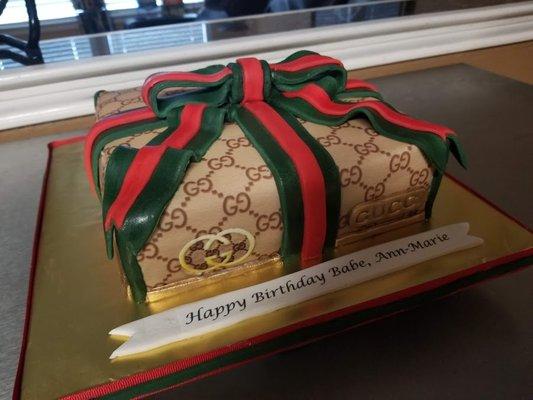 Gucci Gift Box Cake